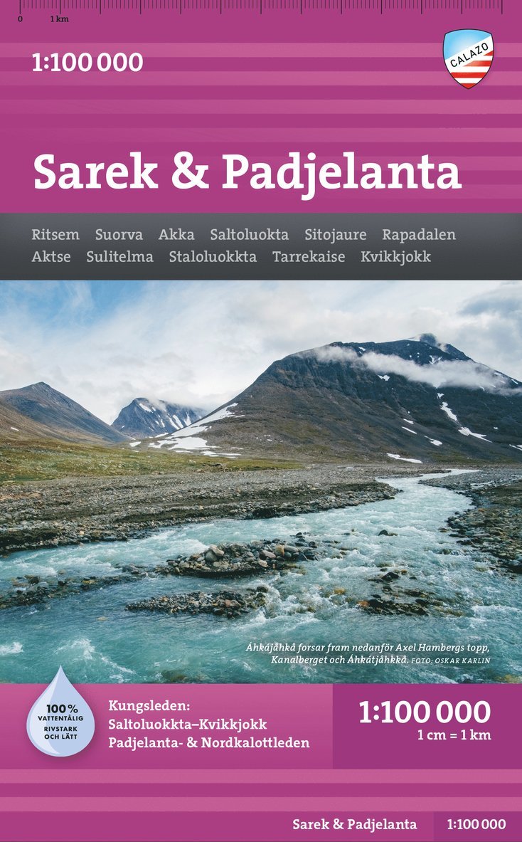 Sarek & Padjelanta 1:100000 1