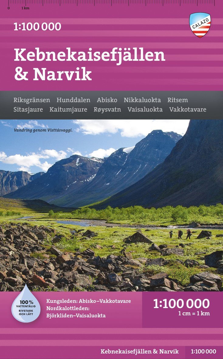 Kebnekaisefjällen & Narvik 1:100000 1