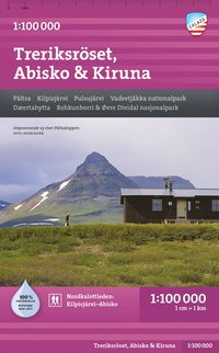 bokomslag Treriksröset, Abisko & Kiruna 1:100000