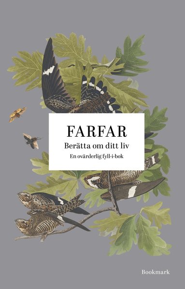 Farfar : berätta om ditt liv, Kartonnage