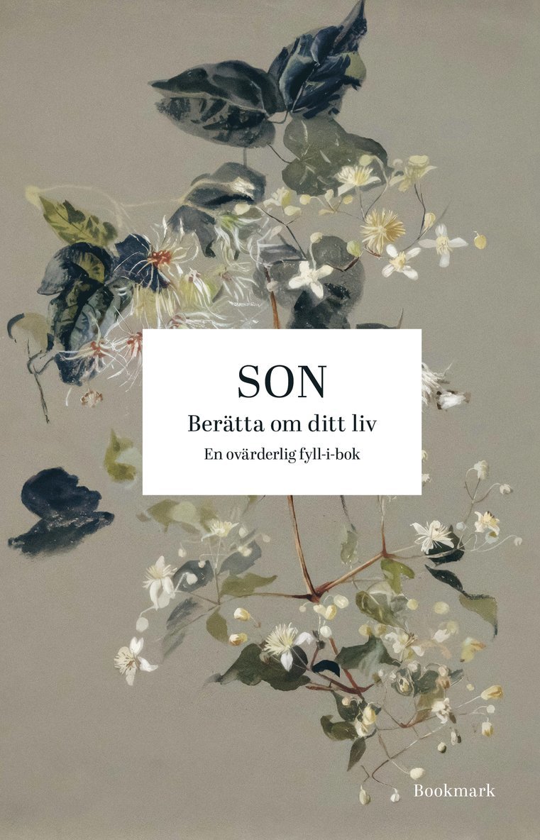 Son : berätta om ditt liv, Kartonnage