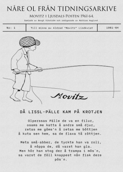 Nåre ol från tidningsarkive : Movitz i Ljusdals-Posten 1961-1964, Inbunden