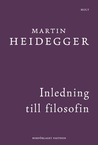 bokomslag Inledning till filosofin