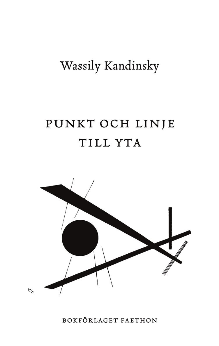 Wassily Kandinsky - Punkt och linje till yta, Häftad