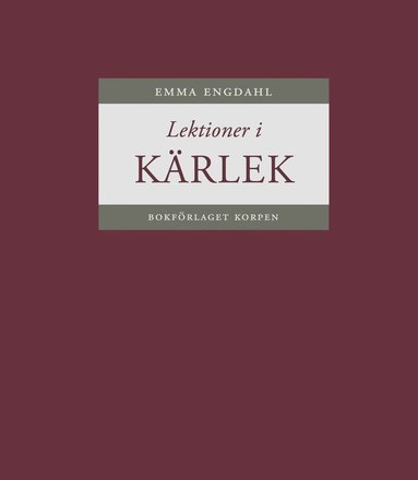 bokomslag Lektioner i kärlek
