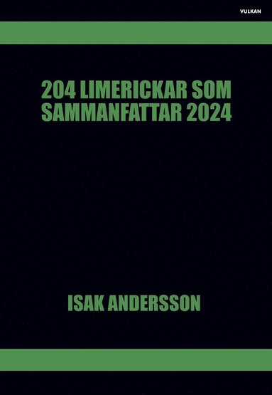bokomslag 204 limerickar som sammanfattar 2024