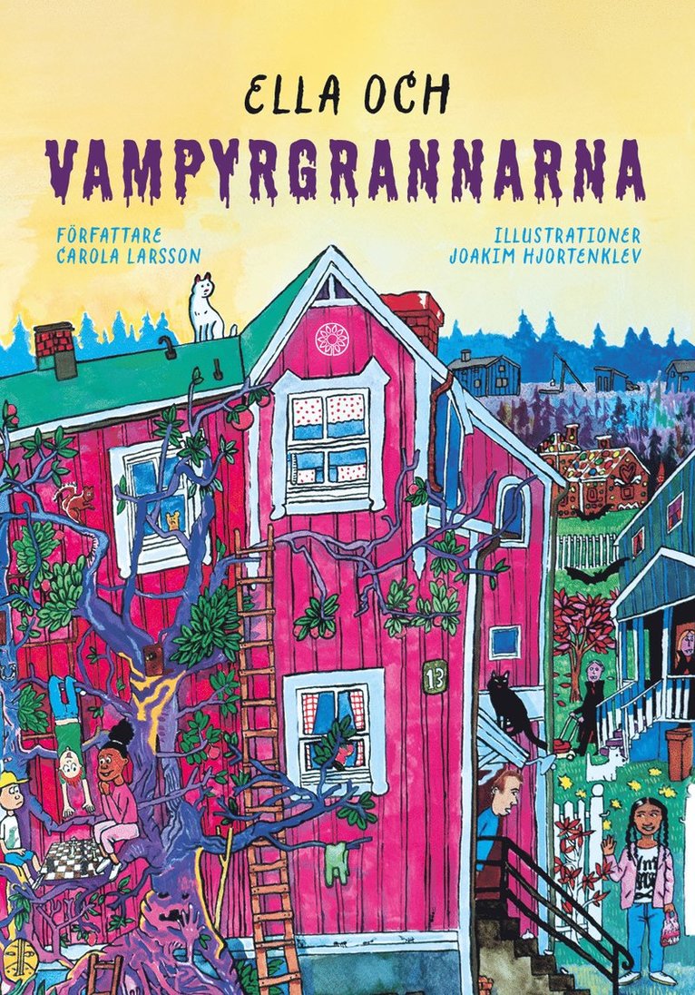 Carola Larsson - Ella och vampyrgrannarna, Inbunden