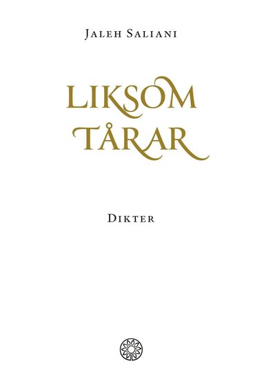 bokomslag Liksom tårar