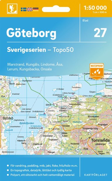 bokomslag 27 Göteborg Sverigeserien Topo50