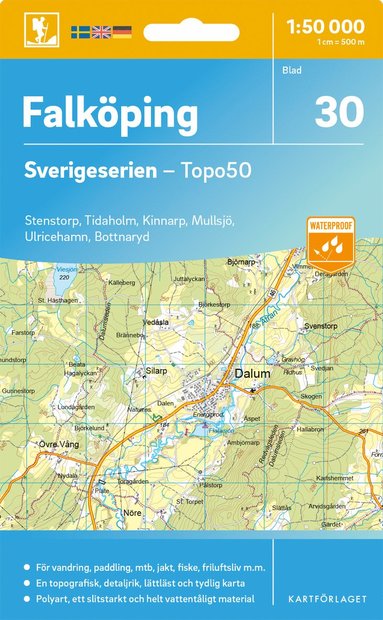 bokomslag 30 Falköping Sverigeserien Topo50