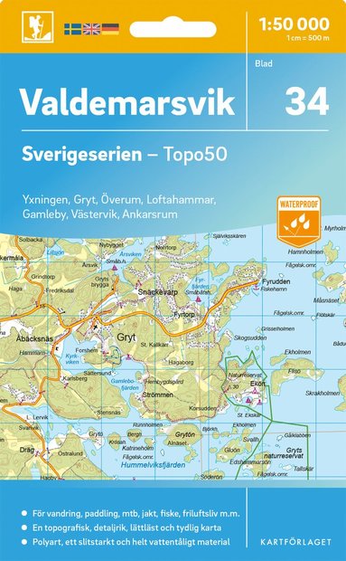 bokomslag 34 Valdemarsvik Sverigeserien Topo50