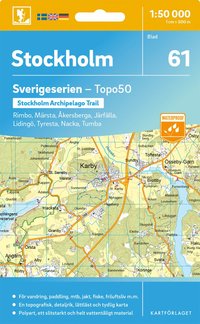 bokomslag 61 Stockholm Sverigeserien Topo50