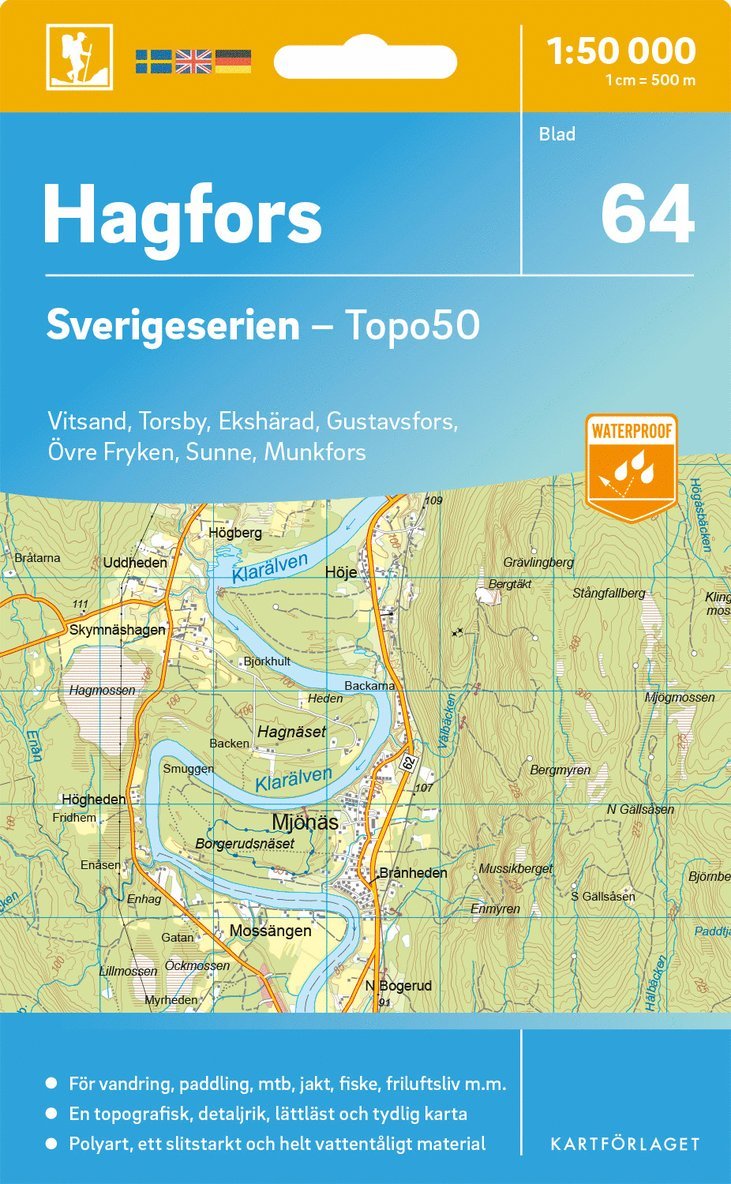 64 Hagfors Sverigeserien Topo50 1