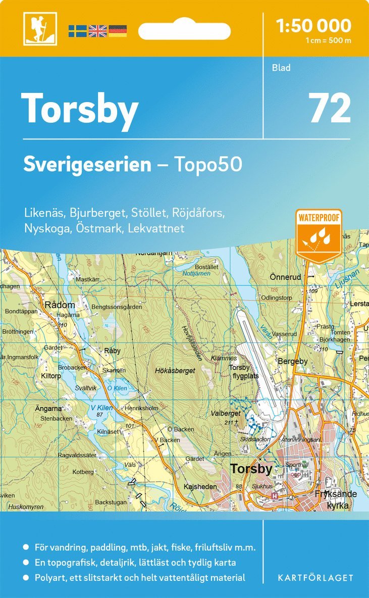 72 Torsby Sverigeserien Topo50 1