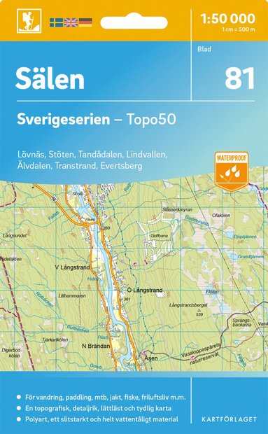 bokomslag 81 Sälen Sverigeserien Topo50