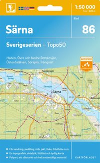 bokomslag 86 Särna Sverigeserien Topo50