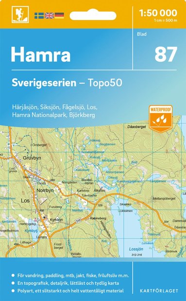 bokomslag 87 Hamra Sverigeserien Topo50