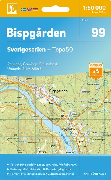 bokomslag 99 Bispgården Sverigeserien Topo50