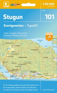 bokomslag 101 Stugun Sverigeserien Topo50