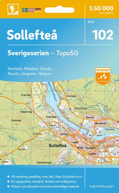 bokomslag 102 Sollefteå Sverigeserien Topo50