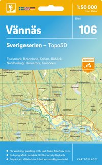 bokomslag 106 Vännäs Sverigeserien Topo50