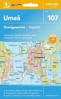 bokomslag 107 Umeå Sverigeserien Topo50