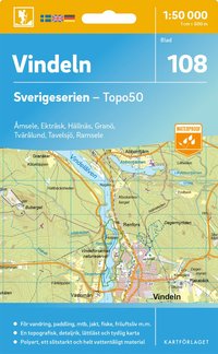 bokomslag 108 Vindeln Sverigeserien Topo50