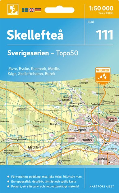 bokomslag 111 Skellefteå Sverigeserien Topo50