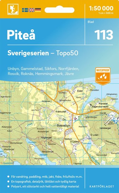 bokomslag 113 Piteå Sverigeserien Topo50