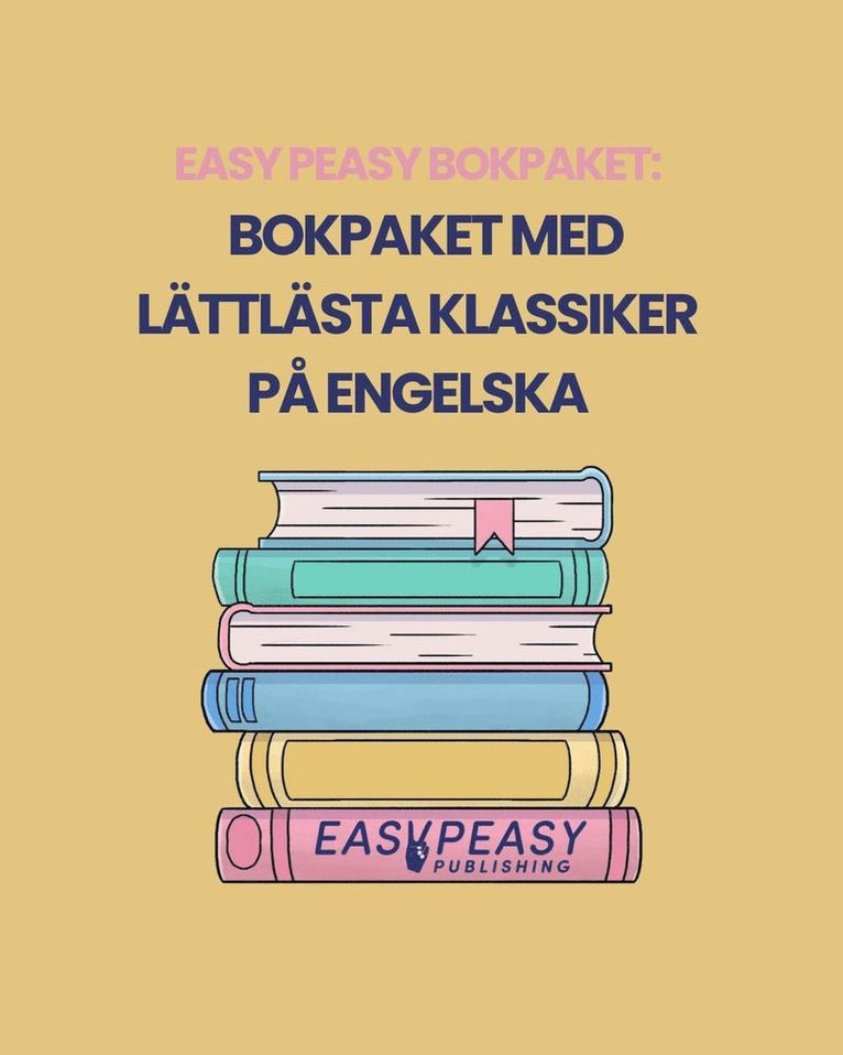 Bokpaket med lättlästa klassiker på engelska, Pocket
