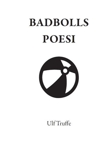 bokomslag BADBOLLS POESI