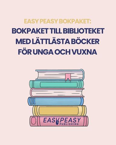 bokomslag Bokpaket till biblioteket med lättlästa böcker för unga och vuxna