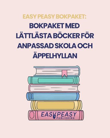 bokomslag Bokpaket med lättlästa böcker för anpassad skola och äppelhyllan