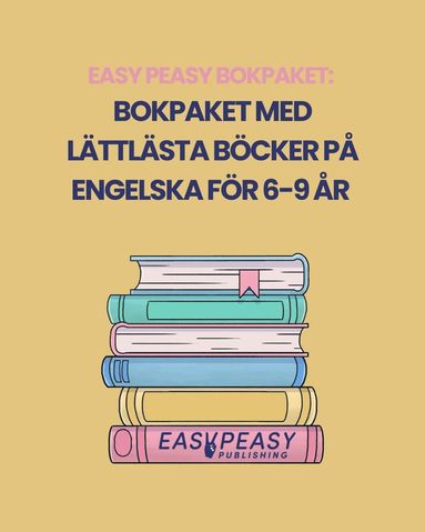 bokomslag Bokpaket med lättlästa böcker på engelska för 6-9 år
