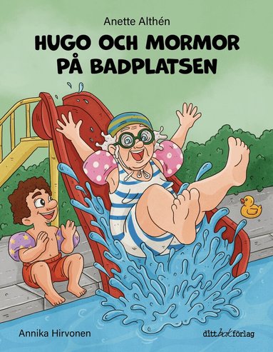 Anette Althén - Hugo och mormor på badplatsen, Inbunden
