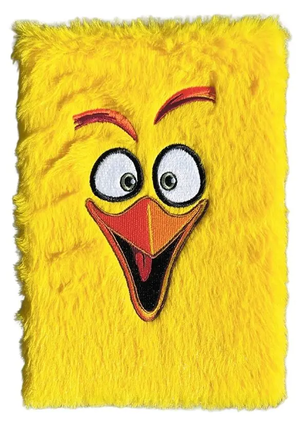 Angry Birds – Fluffig anteckningsbok stor Chuck, Inbunden. Tillgänglighet: Kommande