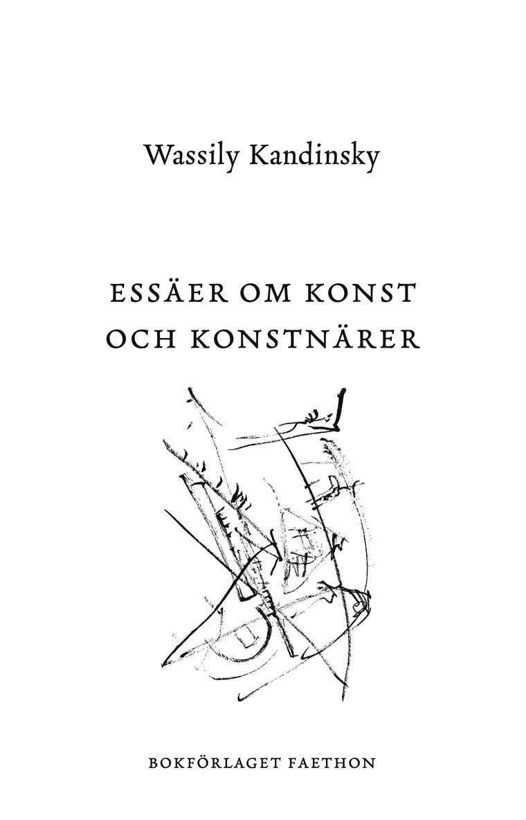 Wassily Kandinsky - Essäer om konst och konstnärer, Häftad