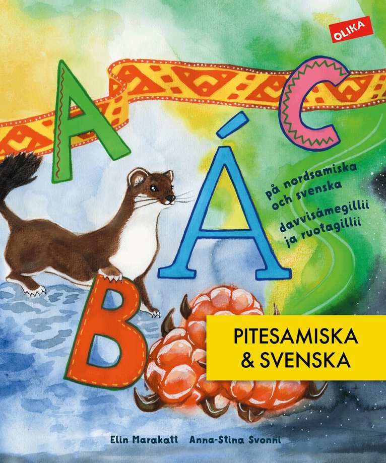 ABC-bok på piteasmiska & svenska