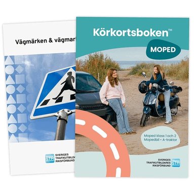 Körkortsboken Moped, Inbunden