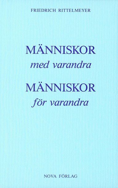 bokomslag Människor med varandra