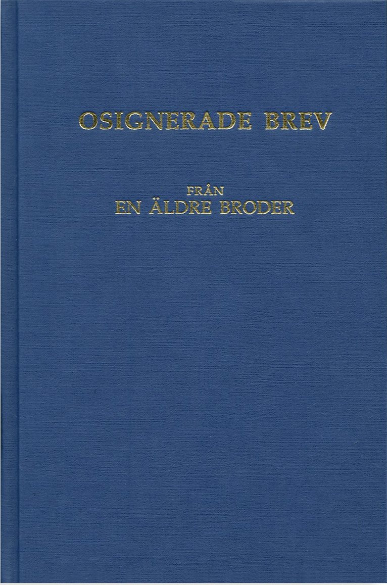 Hilarion - Osignerade brev, Inbunden