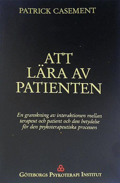 Patrick Casement - Att lära av patienten, Pocket