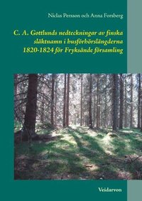 bokomslag C. A. Gottlunds nedteckningar av finska släktnamn i husförhörslängderna 182