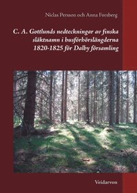 bokomslag C. A. Gottlunds nedteckningar av finska släktnamn i husförhörslängderna 182