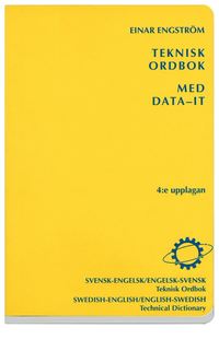 bokomslag Teknisk ordbok med data-IT : Svensk-engelsk/Engelsk-svensk