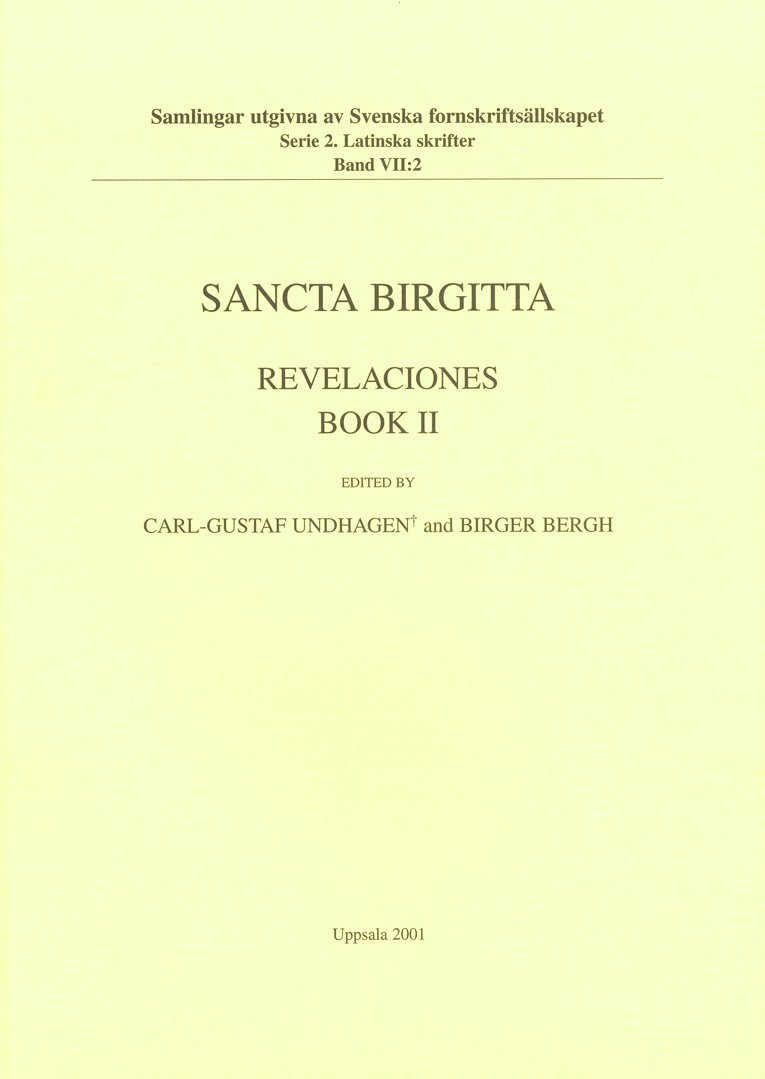 Heliga Birgitta - Revelaciones Book 2 / Lib. 2, Häftad
