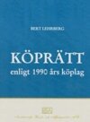 Bert Lehrberg - Köprätt enligt 1990 års köplag, Häftad