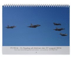 bokomslag Flygkalender 2017 - FV 90 år - En flygdag på Malmen den 27 augusti 2016