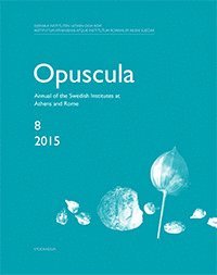 bokomslag Opuscula 8 | 2015