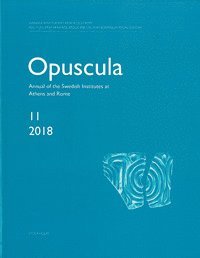 bokomslag Opuscula 11 | 2018